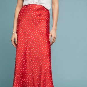 Anthropologie red Maeve Florence skirt.